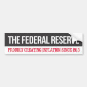 Federal Reserve Bumpersticker (Voorkant)