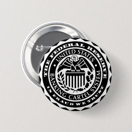 Federal Reserve Button (Voorkant /achterkant)