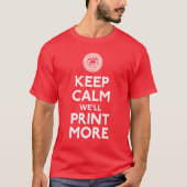 Federal Reserve Keep Calm-Shirten T-shirt (Voorkant)