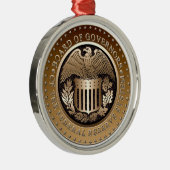 Federal Reserve Metalen Ornament (Rechts)