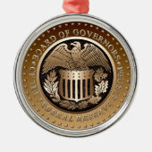 Federal Reserve Metalen Ornament (Voorkant)