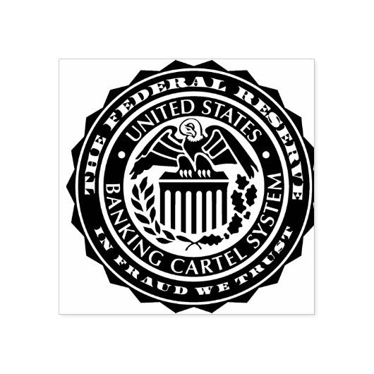Federal Reserve Parodie Stamps Rubberstempel (Afrduk)