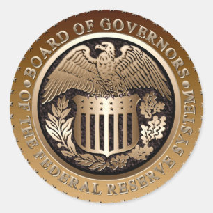 Federal Reserve Ronde Sticker