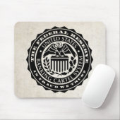 Federal Reserve Seal Mousepad Muismat (Met muis)