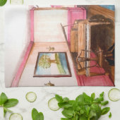 Federal Style Salon Home American MoJo Kitchen Tow Theedoek (Gevouwen)