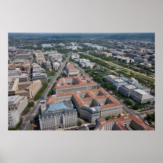 Federal Triangle Washington DC Poster (Voorkant)