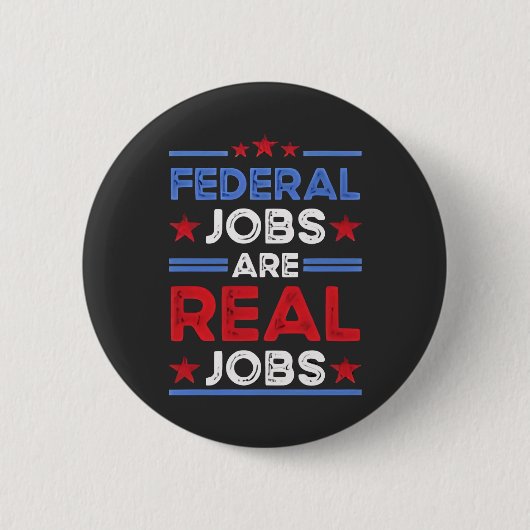 Federale banen zijn echte banen ronde button 5,7 cm (Voorkant)