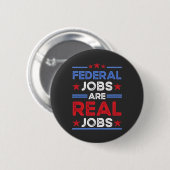 Federale banen zijn echte banen ronde button 5,7 cm (Voorkant /achterkant)
