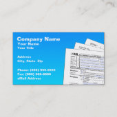 Federale belastingformulieren visitekaartje (Voorkant)