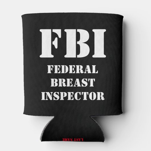 FEDERALE BORSTINSPECTEUR BLIKJESKOELER (Achterkant)