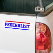 Federale Constitutionele Politieke Bumpersticker (Op Truck)