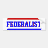 Federale Constitutionele Politieke Bumpersticker (Voorkant)