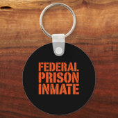 Federale Gevangenis Gevangene Uniform Nummer Funny Sleutelhanger (Voorkant)