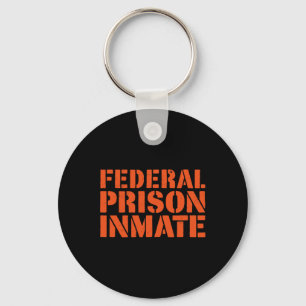Federale Gevangenis Gevangene Uniform Nummer Funny Sleutelhanger