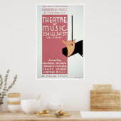 Federale Muziek New York 1940 WPA Poster (Keuken)