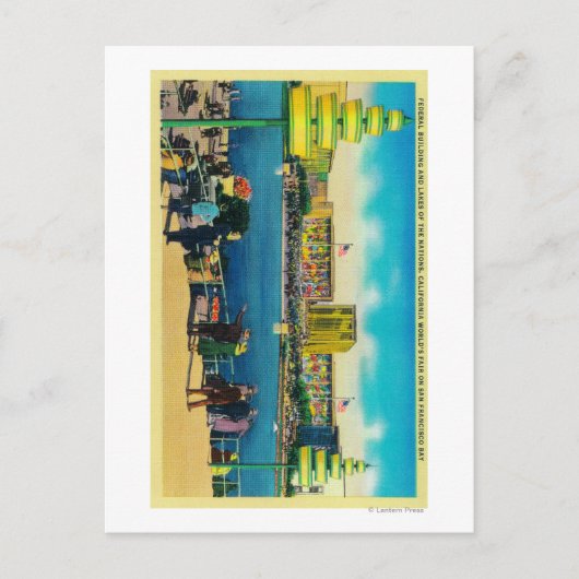 Federale opbouw en meren van de naties briefkaart (Voorkant)