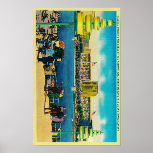 Federale opbouw en meren van de naties poster (Voorkant)