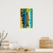 Federale opbouw en meren van de naties poster (Keuken)