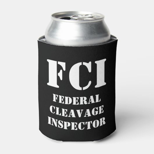 FEDERALE SPLITSINGSINSPECTEUR BLIKJESKOELER (Blikje Voorkant)