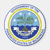 Federale Staten van Micronesia FM Magneet (Voorkant)