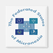 Federale Staten van Micronesia Magneet (Voorkant)