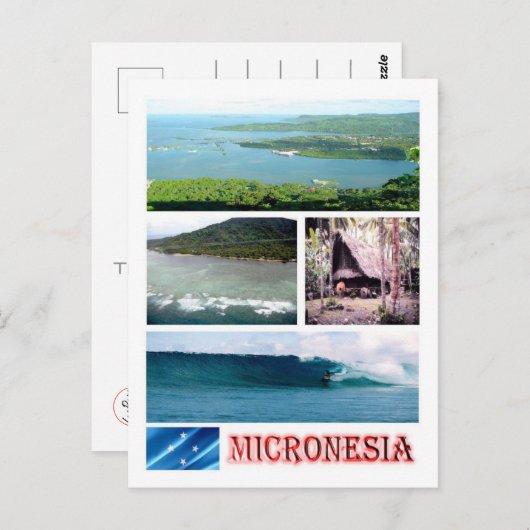 Federale Staten van Micronesia - Mosaic - Briefkaart (Voorkant / Achterkant)