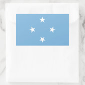 Federale Staten van Micronesia Rechthoekige Sticker (Tas)