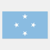 Federale Staten van Micronesia Rechthoekige Sticker (Voorkant)