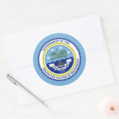Federale Staten van Micronesia Seal Sticker (Envelop)