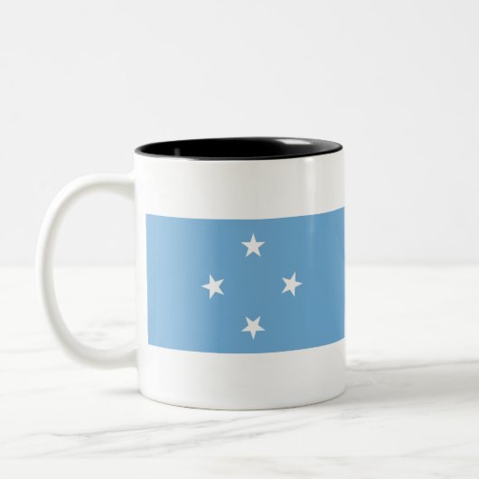 Federale Staten van Micronesia Tweekleurige Koffiemok (Links)