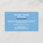 Federale Staten van Micronesia Vlag en zegel Visitekaartje (Achterkant)