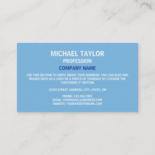 Federale Staten van Micronesia Vlag en zegel Visitekaartje (Achterkant)