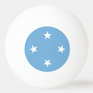 Federale Staten van Micronesia vlag Ping Pong Ball