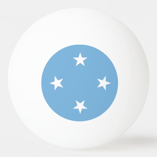 Federale Staten van Micronesia vlag Ping Pong Ball (Voorkant)