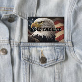 Federale werknemers, houd de lijn vast button (Insitu)