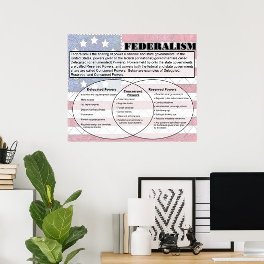 Federalisme Poster (Thuiskantoor)