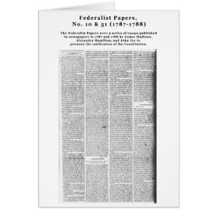 Federalist Papers, nr. 10 & nr. 51 (1787-1788)
