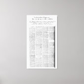 Federalist Papers, nr. 10 & nr. 51 (1787-1788) Canvas Afdruk (Voorkant)