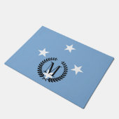 Federated StATES of Micronesia Flag Deurmat (Schuin)
