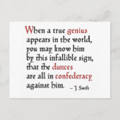 Federatie van Dunces Briefkaart (Voorkant)