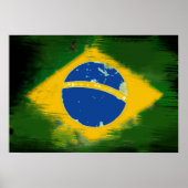 Federative Republic of Brazil flag Poster (Voorkant)