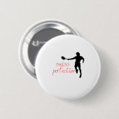 Federer Tshirt Swiss Perfection Ronde Button 5,7 Cm (Voorkant /achterkant)