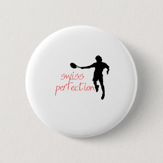 Federer Tshirt Swiss Perfection Ronde Button 5,7 Cm