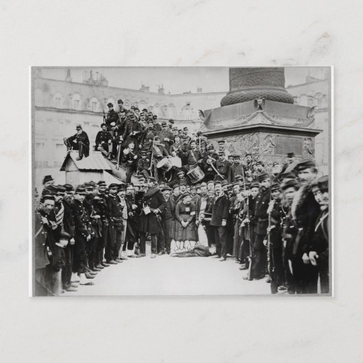 Federes vóór de kolom Vendome Briefkaart (Voorkant)