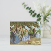 Fédéric Bazille's Family Reunion Briefkaart (Staand voorkant)