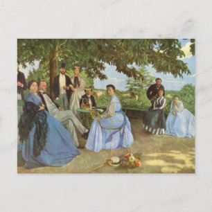 Fédéric Bazille's Family Reunion Briefkaart
