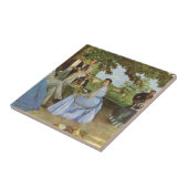 Fédéric Bazille's Family Reunion Tegeltje (Zijkant)