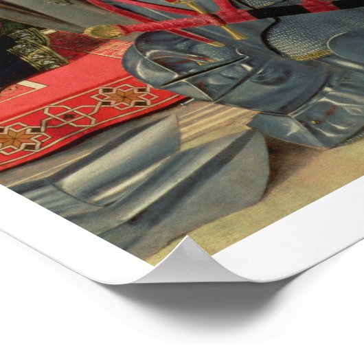 Federico da Montefeltro, detail van de Brera Alt Poster (Hoek)