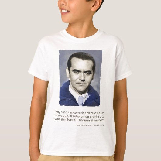 Federico García Lorca T-shirt (Voorkant)