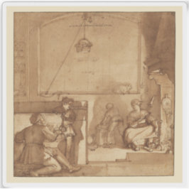 Federico Zuccaro: Het vroege leven van Taddeo Zucc Sticker